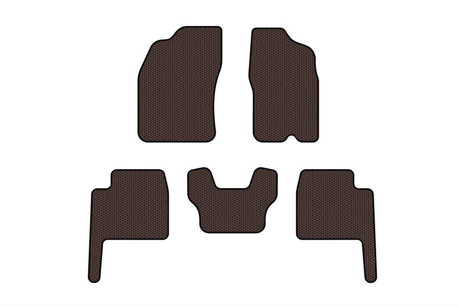 Dodge Durango 2004–2009 Gummimattor Carsuit (Brun) Image