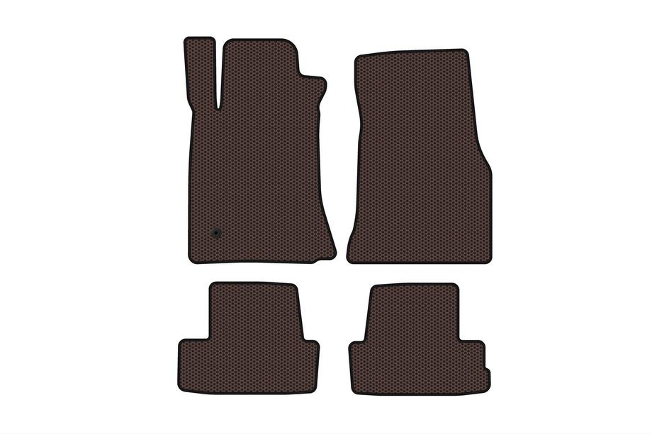 Ford Mustang 2005–2014 Gummimattor Carsuit (2005-2009, GT, Coupé, brun) Image