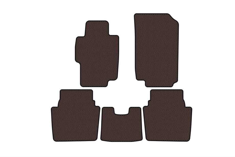 Honda Accord VII 2002–2007 Gummimattor Carsuit (SD, brun) Image