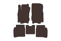 Nissan Note 2004–2012 Gummimattor Carsuit (Brun) foto 1