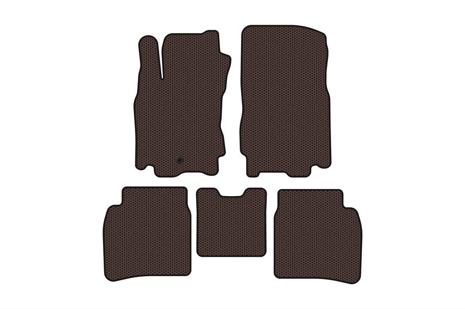 Nissan Note 2004–2012 Gummimattor Carsuit (Brun) Image