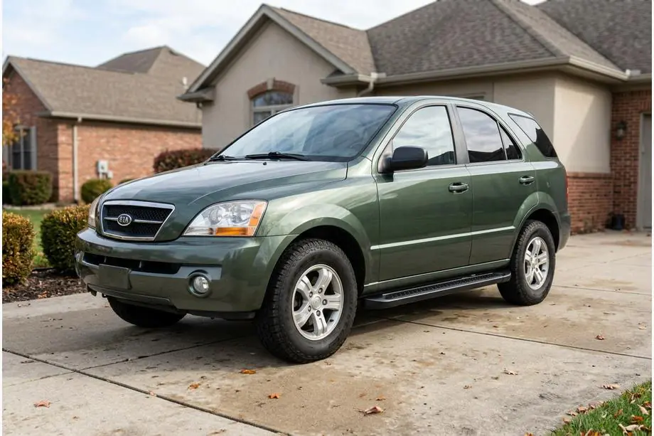 Kia Sorento I BL 2002–2009 Sidosteg Allmond Black (2 st, aluminium) Image