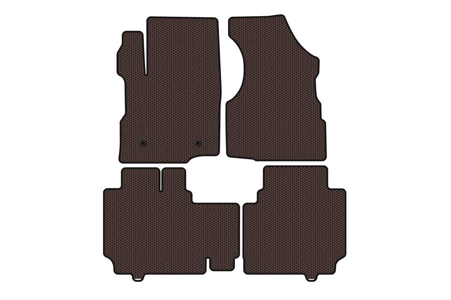 Chevrolet Equinox 2009–2016 Gummimattor Carsuit (2015-2017, brun) Image