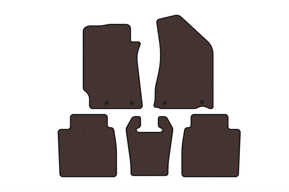 Geely Emgrand EC8 Gummimattor Carsuit (SD, brun) Image