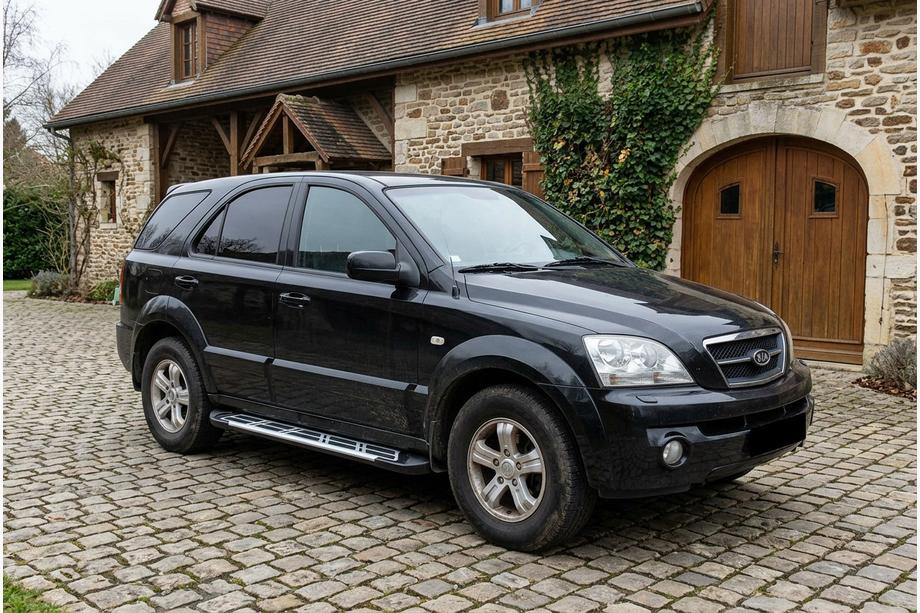 Kia Sorento I BL 2002–2009 Sidosteg Sunrise (2 st, aluminium) Image