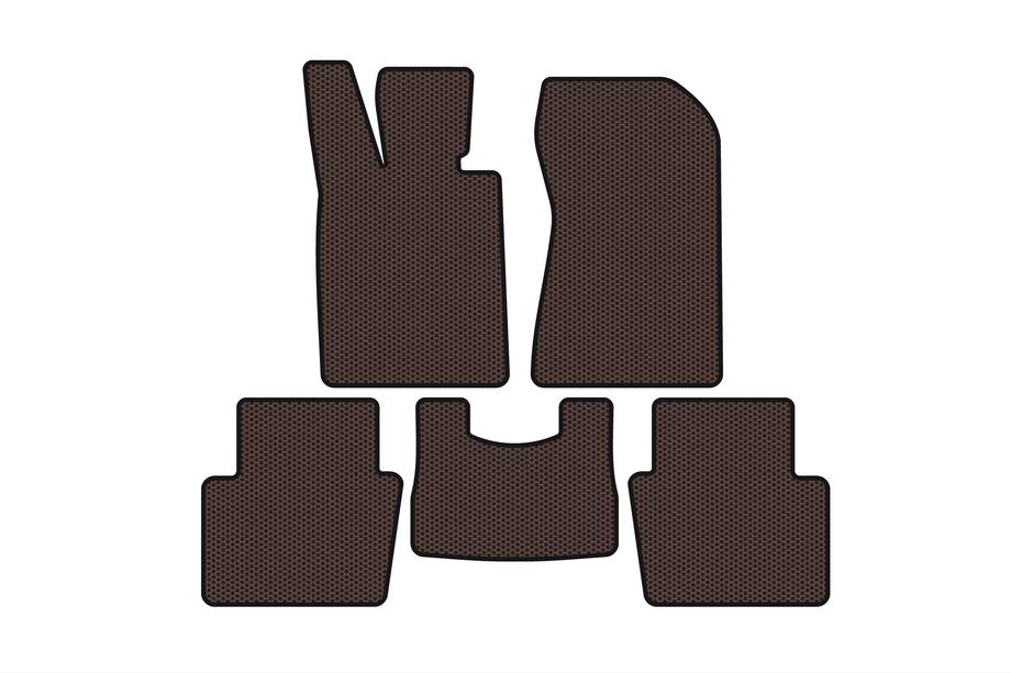 Honda Legend 2004–2012 Gummimattor Carsuit (Brun) Image