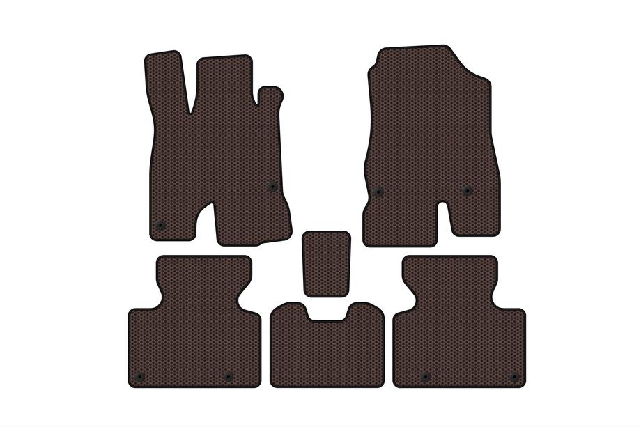 Honda Clarity 2016– Gummimattor Carsuit (Brun) Image