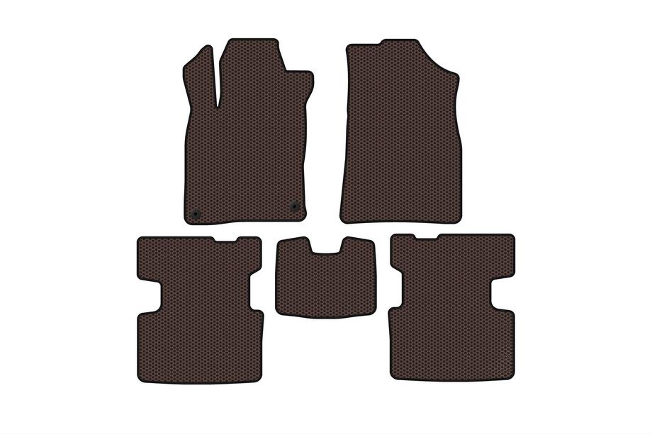 Honda Insight III 2018–2022 Gummimattor Carsuit (Brun) Image