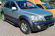Kia Sorento I BL 2002–2009 Sidosteg RedLine V1 (2 st, aluminium) foto 1