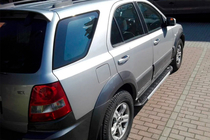 Kia Sorento I BL 2002–2009 Sidosteg RedLine V1 (2 st, aluminium) foto 2