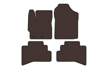 Toyota Prius C 2012–2019 Gummimattor Carsuit (Brun) foto 1