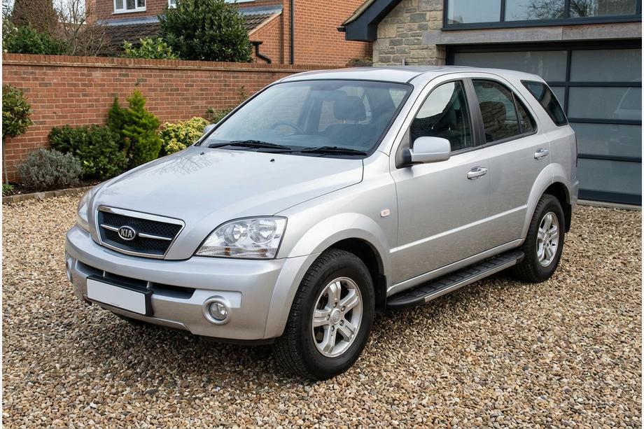 Kia Sorento I BL 2002–2009 Sidosteg Duru (2 st, aluminium) Image