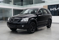 Kia Sorento I BL 2002–2009 Sidosteg Bosphorus Black (2 st, aluminium) foto 1