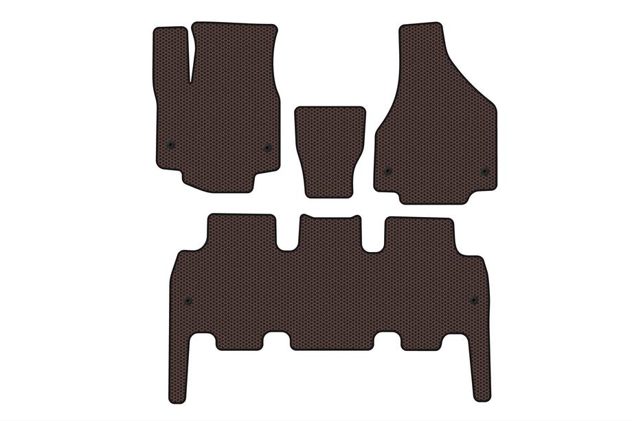 Chrysler Pacifica 2016– Gummimattor Carsuit (Brun) Image