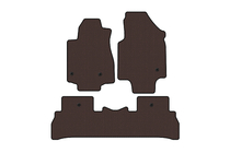 Honda Pilot 2008–2015 Gummimattor Carsuit (2008-2012, 7-sits, brun) foto 1