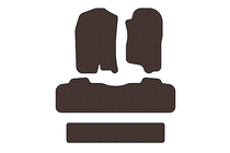 Chevrolet Tahoe 2007–2014 Gummimattor Carsuit (3 rader, 2007-2014, brun) foto 1