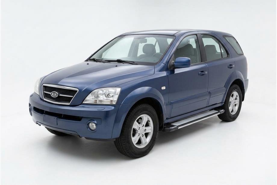 Kia Sorento I BL 2002–2009 Sidosteg Rainbow (2 st, aluminium) Image