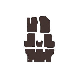 Gummimattor Carsuit (3 rader, 7-sits, brun) Dacia Lodgy 2012–2022 foto 1