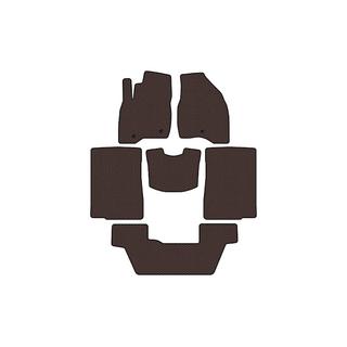Gummimattor Carsuit (2015-2017, 3 rader, 7-sits, brun) foto 1