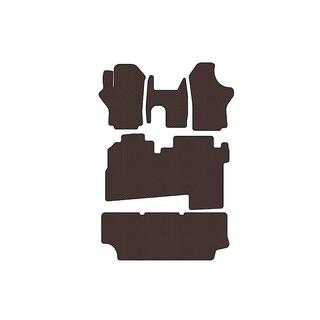 Gummimattor Carsuit (2004-2007, 3 rader, 8-sits, brun) Hyundai H200, H1, Starex 1998–2007 foto 1