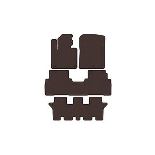 Gummimattor Carsuit (3 rader, 7-sits, brun) Kia Sorento III UM 2014–2020 foto 1