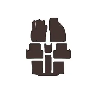 Gummimattor Carsuit (3 rader, 7-sits, brun) foto 1