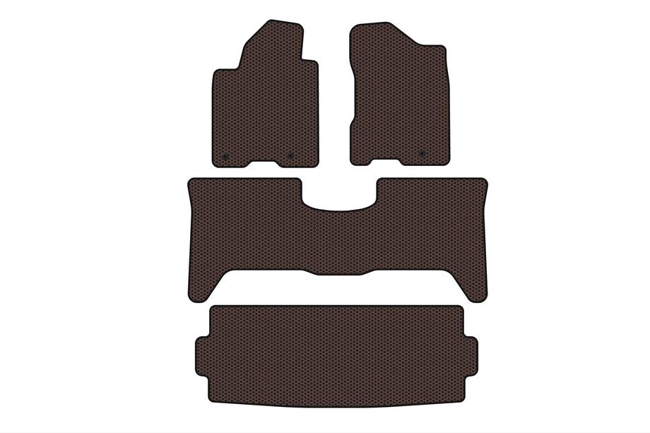 Nissan Armada 2003–2015 Gummimattor Carsuit (3 rader, 2003-2008, bruna) Image