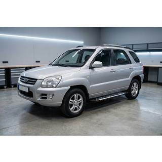 Sidosteg Sunrise (2 st, aluminium) Kia Sportage 2004–2010 foto 1