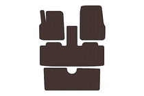 Renault Espace 2002–2014 Gummimattor Carsuit (3 rader, 7-sits, brun) foto 1