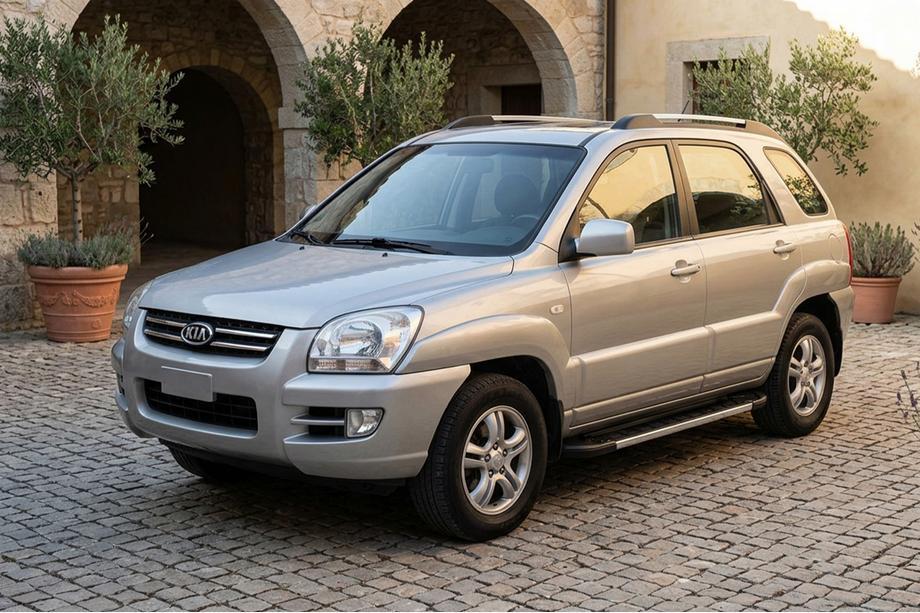 Kia Sportage 2004–2010 Sidosteg RedLine V1 (2 st, aluminium) Image