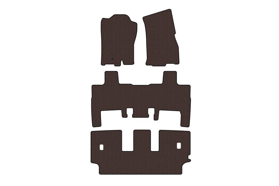 Ford Expedition 2007–2017 Carsuit gummimattor (2007-2014, brun) Image