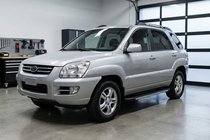 Kia Sportage 2004–2010 Sidosteg Duru (2 st, aluminium) foto 1