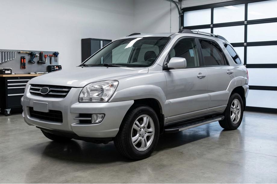 Kia Sportage 2004–2010 Sidosteg Duru (2 st, aluminium) Image