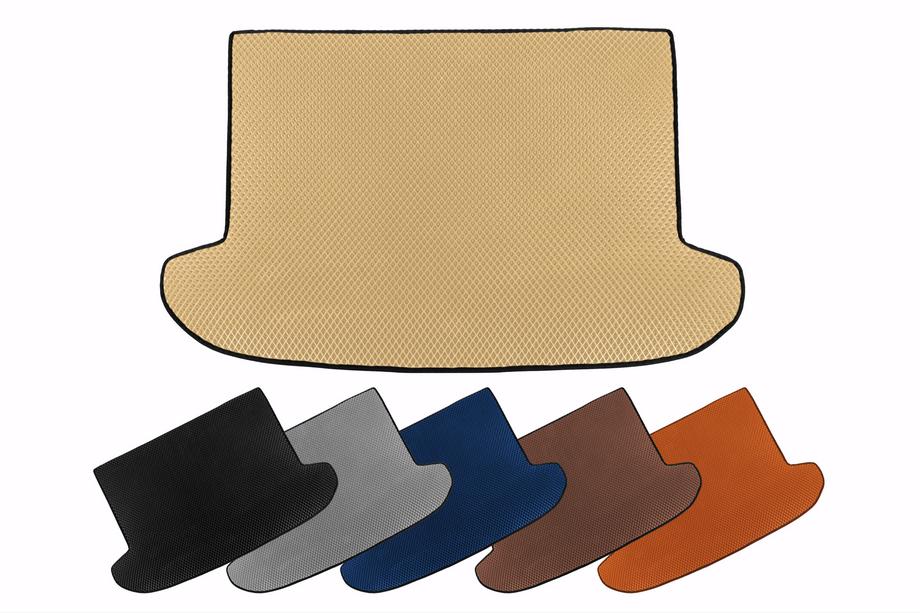 Mitsubishi Outlander 2006–2012 EVA bagagerumsmatta (med subwoofer, beige) Image