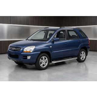 Sidosteg Maydos V1 (2 st, aluminium ↗ rostfritt stål) Kia Sportage 2004–2010 foto 1