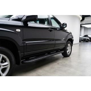 Sidosteg Bosphorus Black (2 st, aluminium) Kia Sportage 2004–2010 foto 1