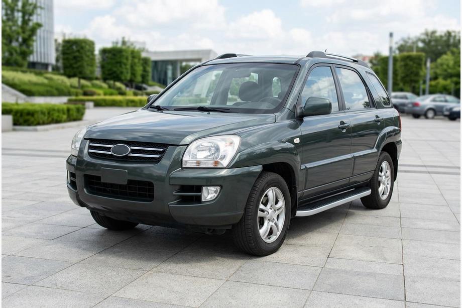Kia Sportage 2004–2010 Sidosteg Tayga Grey (2 st, aluminium) Image