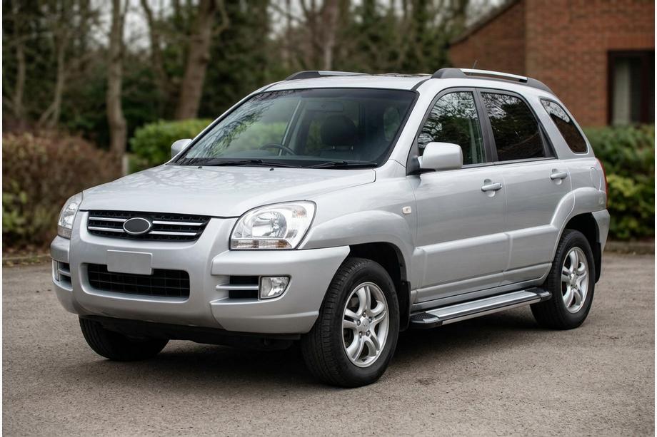 Kia Sportage 2004–2010 Sidosteg Rainbow (2 st, aluminium) Image