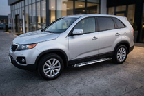Kia Sorento II XM 2009–2014 Sidosteg Sunrise (2 st, aluminium) 2013-2016 foto 1