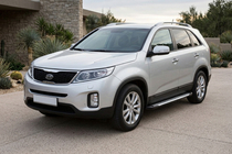 Kia Sorento II XM 2009–2014 Sidosteg Line (2 st, aluminium) 2013-2016 foto 1
