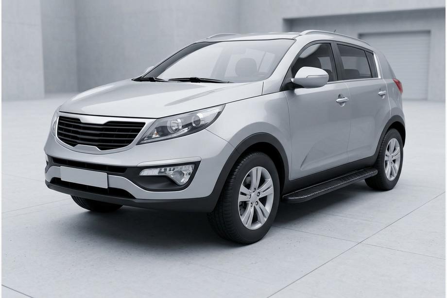 Kia Sportage 2010–2015 Sidosteg Bosphorus Black (2 st, aluminium) Image