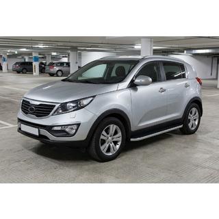 Sidosteg Tayga Grey (2 st, aluminium) Kia Sportage 2010–2015 foto 1
