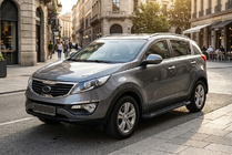 Kia Sportage 2010–2015 Sidosteg RedLine Black (2 st, aluminium) foto 1