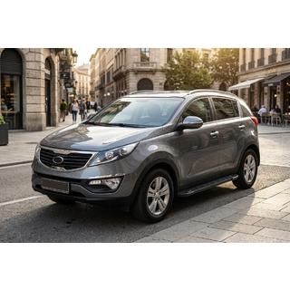 Sidosteg RedLine Black (2 st, aluminium) Kia Sportage 2010–2015 foto 1
