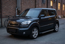 Kia Soul I 2008–2013 Sidosteg Duru (2 st, aluminium) foto 1