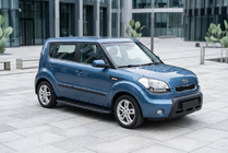 Kia Soul I 2008–2013 Sidosteg Bosphorus Black (2 st, aluminium) foto 1