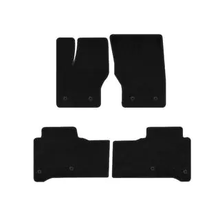 Premium textilmattor (Svart)