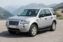 Land Rover Freelander II 2006–2014 Sidosteg Bosphorus Black (2 st, aluminium) foto 1