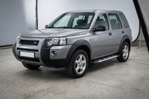 Land Rover Freelander I 1997–2006 Sidosteg Sunrise (2 st, aluminium) foto 1