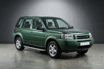 Land Rover Freelander I 1997–2006 Sidosteg Tayga Grey (2 st, aluminium) foto 1
